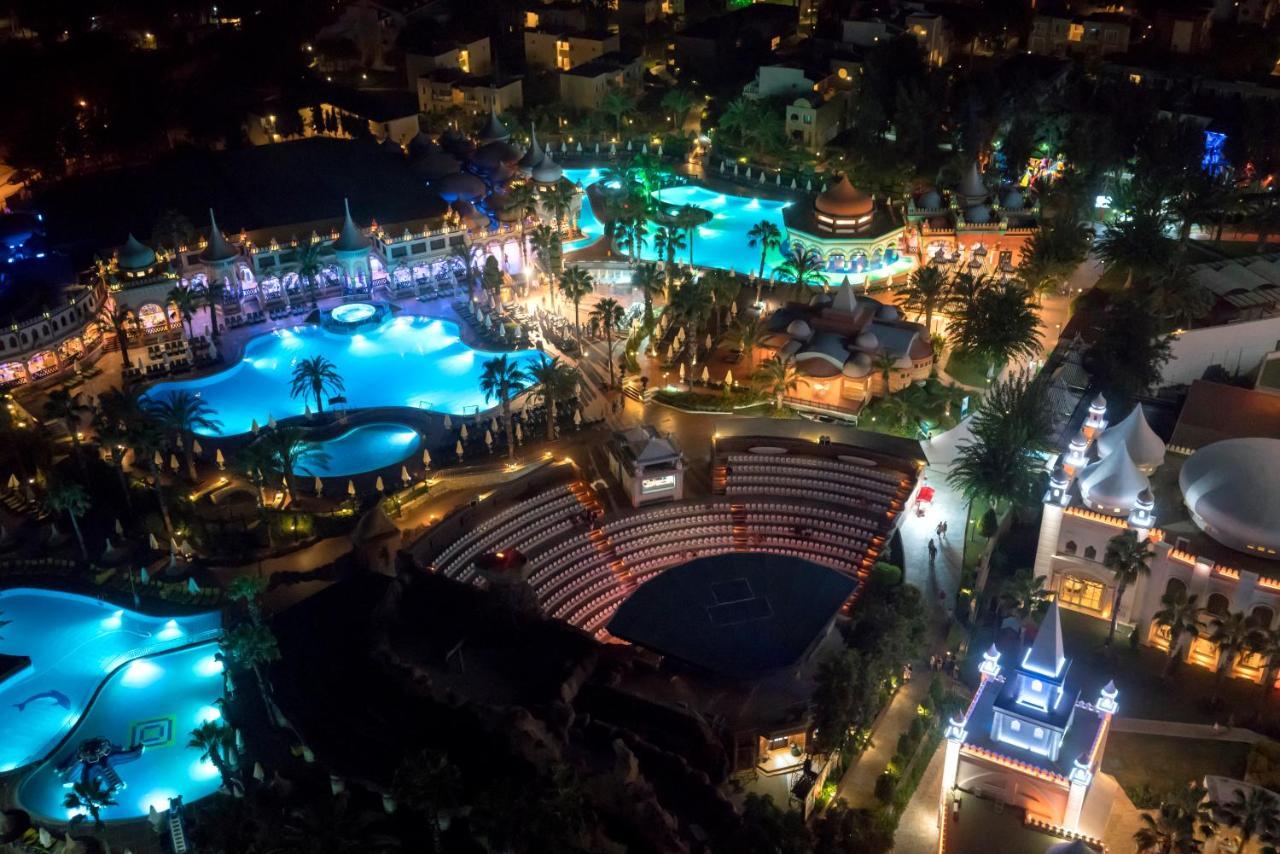 Kamelya Aishen Club & Aqua Ultra All Inclusive Kids Concept Сіде Екстер'єр фото Aerial view of the resort at night